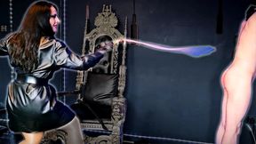 Chastity fan Humilion and Whipping: Matriarch Ezada Sinn tests his devotion