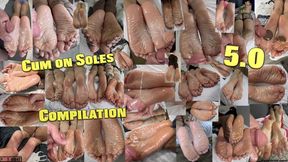 Cum on Soles Compilation Version 5 -- Wow! 30 cumshots!!