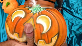 Big Booty Blonde Ravaged & Cum On Pumpkin Cosplay