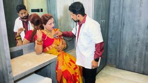 Hot pornstar with doctor.