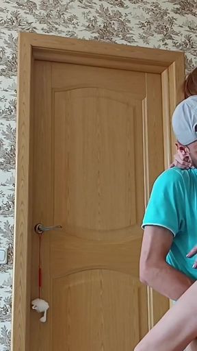 Beautiful Skinny Russian Milf Fucks with Her Coworker   Clip 2