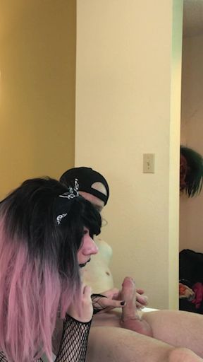 Goth Sissy Jade Madison Deepthroating Dick - Compilation 3