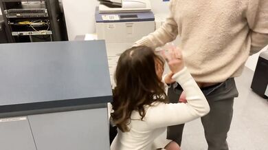 Secretary gets bent over at Christmas party by her boss