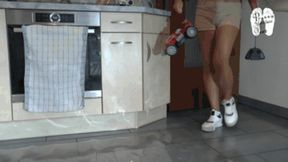 Lego Car under Sneakers