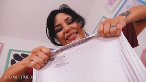 Sushii Xhyvette: Humiliated By The Help - Tighty Whitey POV Wedgie and Swirly From Hot Housekeeper - MP4 4k