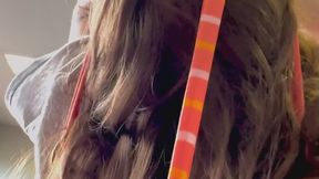 Orange Atomic Wedgie Facesitting POV ft. Josie Jo