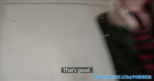 PublicPorn British Tall Blonde fucks stranger