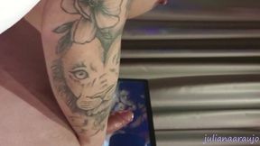 de pau duro em casa sozinha com gozada farta