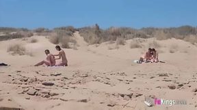 Ainara Reina - Spanish teen seduces a stranger on the beach