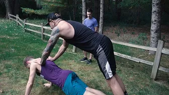 Three Hung Twinks Bareback Fuck Sexy DILF Sports Coaches