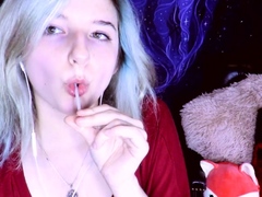 Aftyn Rose ASMR - Lollipop Licking and Sucking