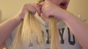 I braid my hair, sort of