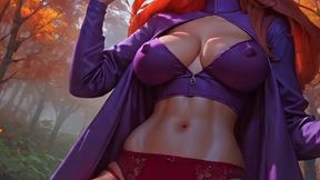 adult cartoon! sexy big boobs bouncing and dancing