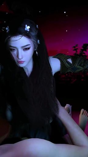 Bigboobs Warrior Serve Deepthroat - 3D Animation 278