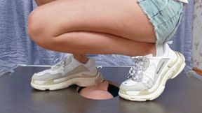 Your floor-face will disappear under expensive Balenciaga sneakers, flo417x 2160p