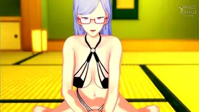Summer Flames Spark Steamy Encounter – Busty Heroine Gets Filled Hard