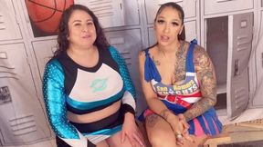 Cheerleaders STEFANIA MAFRA & GIA LOVE - After the Game Armpits HIDEF