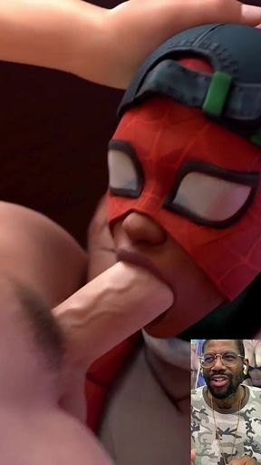 Stepsister Cock Sucker for Cum, Ebony Spider-man Blowjob, Ebony Anal Fuck, Compilation