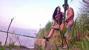 Nature Is Peaceful but This Tight Ass Is Having a Hard Time-Hi to Husband 💦🖕