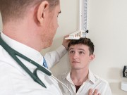 Twink patient fucked by tall DILF doctor