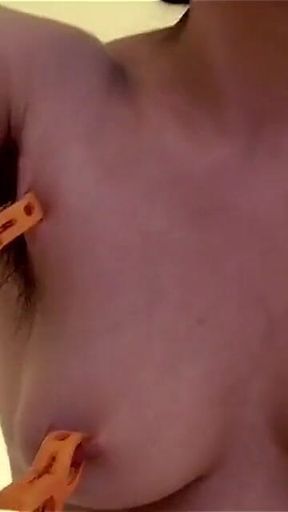 Body Hair & Clothespin Tease