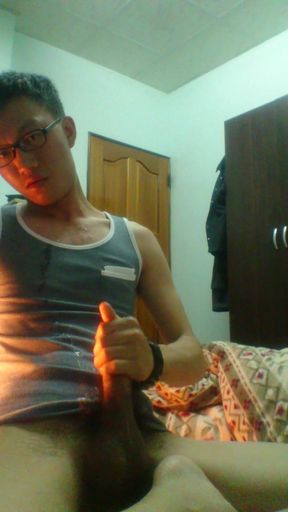 Handjob and Cumshot in College