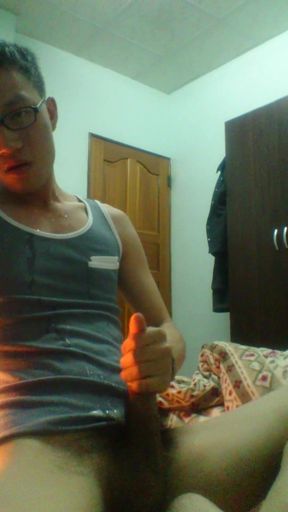 Handjob and Cumshot in College