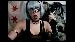 CD Blue Tease Post Cumming Camshow by vikkiCD