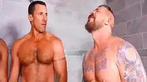 Prison Shower Gangbang