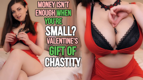 MONEY ISN'T ENOUGH WHEN YOU'RE SMALL? VALENTINE'S GIFT OF CHASTITY 1080P- ELLIE IDOL