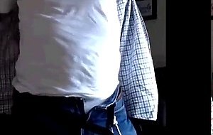 grandpa strips off
