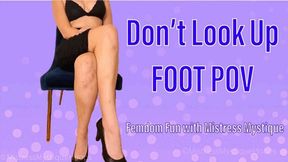 Don't Look Up FOOT POV - 1080 HD MP4