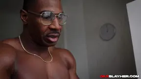 Ebony babe Zaawaadi gets deep anal and huge black cock