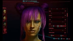 Cyberpunk Female Character Customization