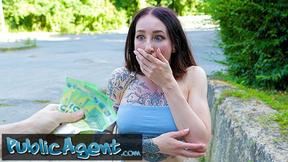 ”Tatted Babe Gets Publicly Ravaged”