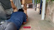 I Caught my Wife's Sister Masturbating and I Ate Her Pussy and Fucked Her Hard with Legs Up