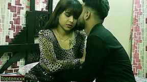 Amateur Indian Bhabhi's Secret Office Tryst with Young Stud!