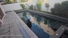 Playing in the water