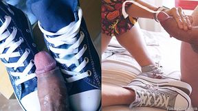 ”Cum On Chucks Cumpilation HD Cumshots Compilation YummyCouple Shoejob Converse Allstars Sneakers”