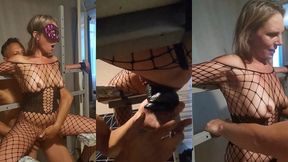 masked, tied-up and pleasured in all the right ways