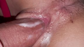 I Ride His Monster Cock Until I Came 2 Times On It - I Wont Let Him Pull Out Until He Filled My Tight 18 Pussy With CUM