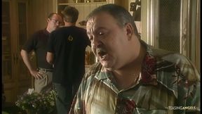 While the rest party he dicks down the busty Asian blonde and steals her jewelry