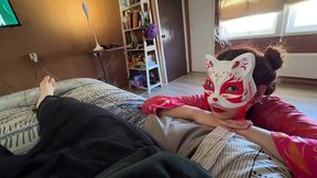 video completo. english subtitles juego con mi gatita y su culito. la domestico y la dejo tener un gran orgasmo.