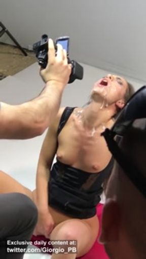 Kristy Black bukkake blowbang swallow