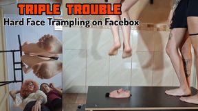 #135 Triple Trouble – Hard Face Trampling on Face Box – POV (Anathema, Beatriz and Madu)