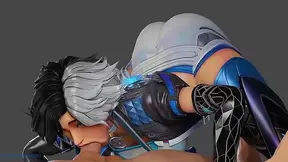 Hentai Anime Elf Nun Gives Blowjob To Slime While Elves Join Threesome Sex