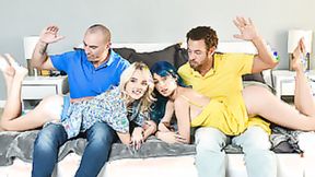 ”A Secret Nude step daughter Party - Jewelz Blu, Kate Bloom”