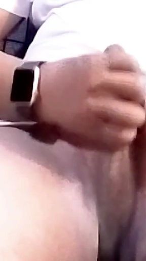 My Horny Buddy Jerks off and Can't Hold Back