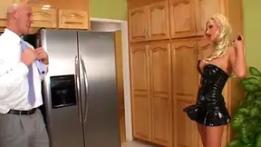 Dominant Blonde Mistress Pegging Her Submissive Boyfriend Hardly