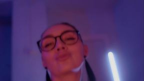 Beautiful woman pegging her man'_s and gets cumshot.